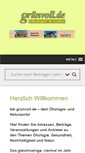 Mobile Screenshot of gruenvoll.de